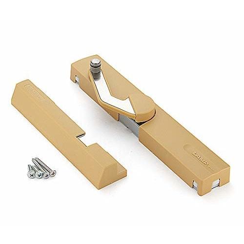 Sugatsune Industrial LAMP Rapcon Door Damper, Surface Mount, LDD-S-LLBR, Light Brown, for Left-Hanging Doors