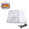 Electric Foot Warmer Grey USB Fast Heating Flannel Electric Feet Heating Pad for Home Travel