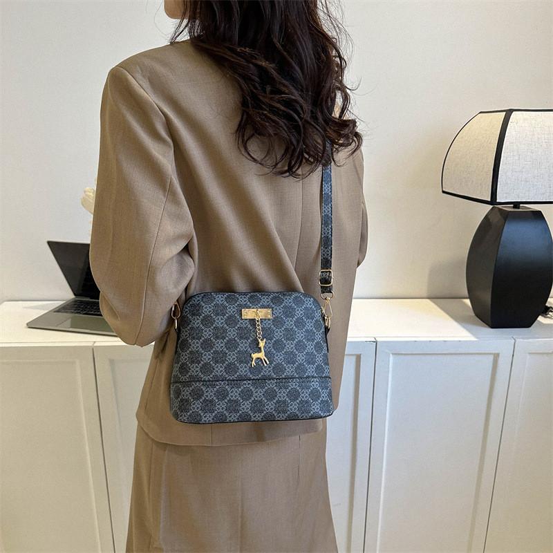 Stylish Pu Leather Commuter Sling Bag For Women With Chic Design In Khaki