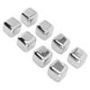 Metal Whiskey Ice Cubes Food Grade 304 Stainless Steel Safe Nontoxic Widely Used Whiskey Stones for