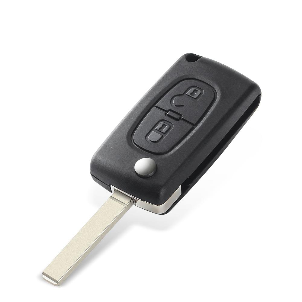 For Citroen C2 C3 C4 C5 Berlingo Xsara Picasso For Peugeot 306 407 807 Ce0523 Ce0536 2/3/4Bnt Flip Remote Car Key Shell