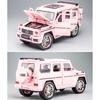 1/24 Scale Benz G-KLESSA AMG G63 Diecast Car Model Toy, Pull Back Toy Vehicle with Sound and Light for Kids Toddler Boys Girls Gift Collection