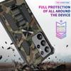 Capa camuflada militar à prova de choque para Samsung Galaxy S25 Ultra S22 Plus S23 S24 FE A14 A34 A54 A05S A15 A16 Capa com suporte