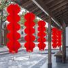 Thickened Red Plastic Paper Lantern String for Chinese New Year and Spring Festival Decoration