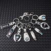 1Pcs Metal/Leather Keychain Hand-Woven Key Rope Key Ring Auto Emblem Accessories For BMW E90 E87 F30 E60 F01 F02 G20 X1 X3 X4 X5 rvsh75