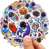 40-240pcs Astronaut Cosmonaut Stickers Cartoon Cute Decals Toy Stationery Guitar Phone Laptop Luggage Car Graffiti Kids Sticker