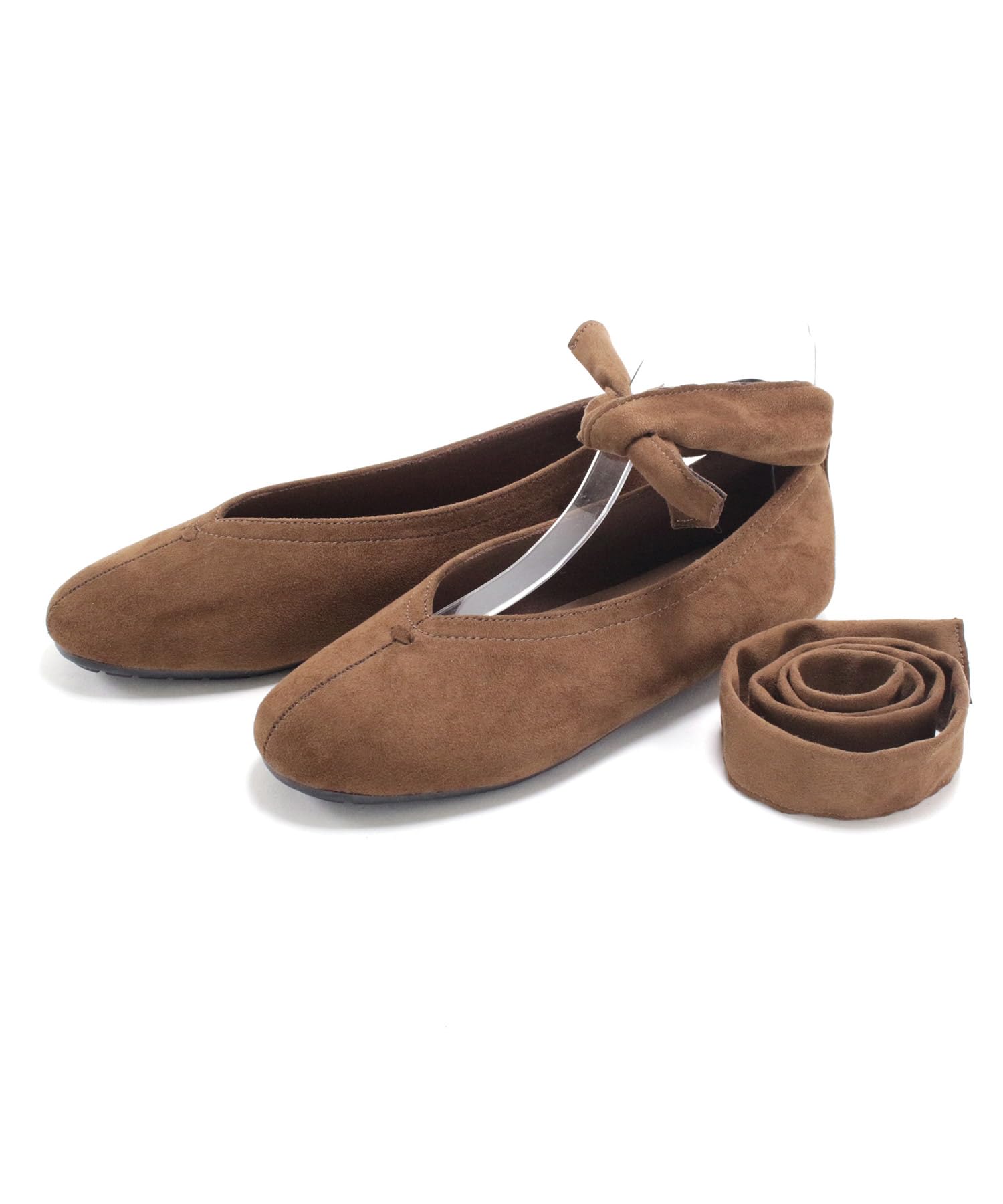 

Ballerina Pumps for [Sest] 3-Way Women, Medium, Brown, dnp5000-BRS-M