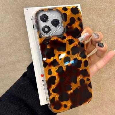 Fashion Gold Leopard INS Phone Case for Honor 400 200 90 Smart Pro Magic7 6 70 Lite X9a X9c X9b X8b X8a X8c X7c X7b X6c Cover