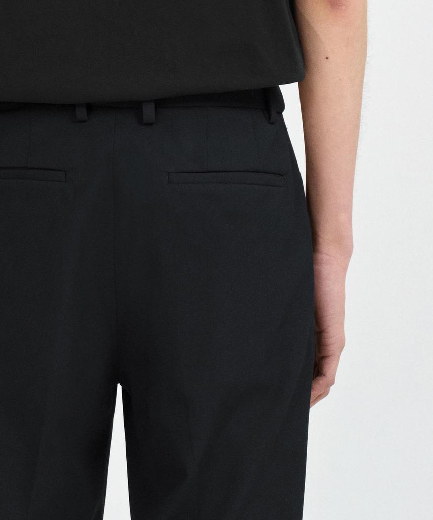 MUSINSA STANDARD Straight Hidden Banding Slacks [Black]