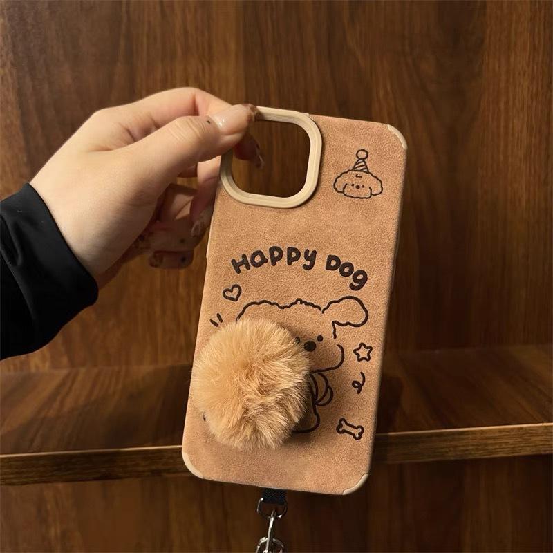 

Мягкий чехол для мобильного телефона Pacha Dog с рисунком из плюшевой задницы, подходящий для Apple 16promax, iPhone15/14, мягкий 13/1211 Apple XS