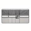 Large Capacity Car Trunk Bag Mesh Solid Color Backseat Storage Bag Car Interior Storage Bag Auto Organizer Accessories For Most