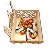 Eid Wood Ornaments Hollow Moon Stars Indoor Restaurant Dining Room