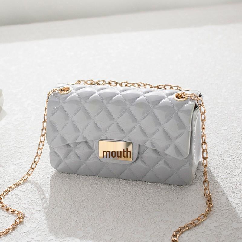 Argyle Jelly Small Handbag 2024: Fashionable & Versatile Shoulder Chain Bag for Women