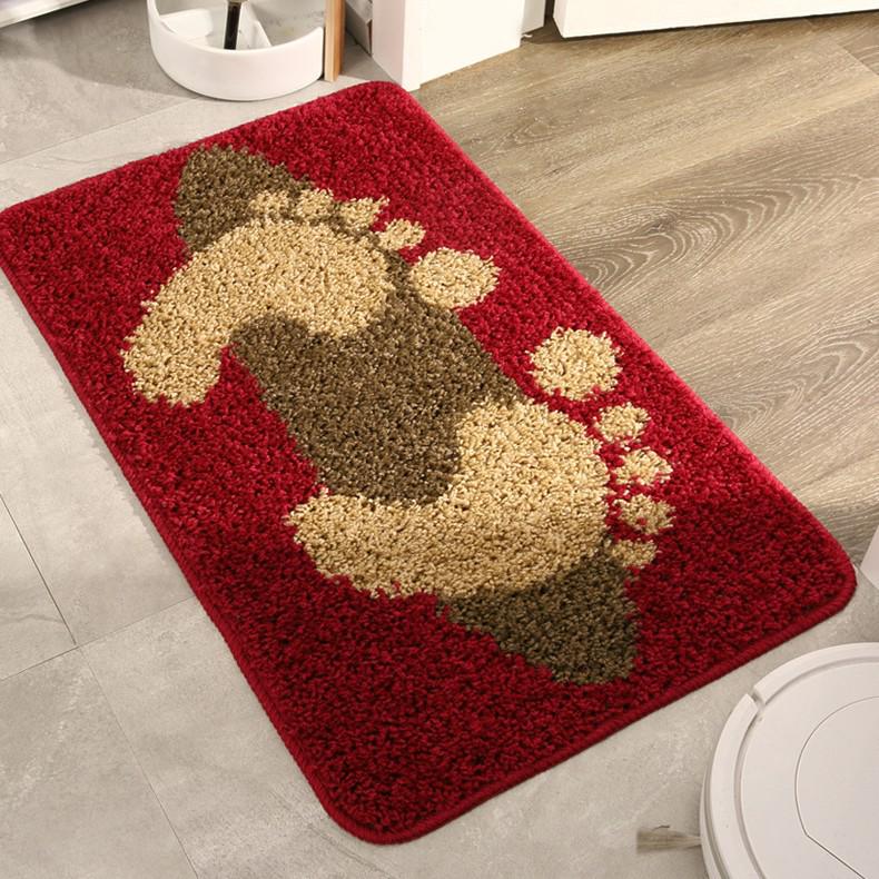 Chinese Style Non-Slip Floor Mat: Water-Absorbing Rug for Entrance, Bathroom, Bedroom, Toilet, and Kitchen
