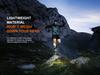 FENIX Rechargeable Headlamp for Trail Running and Outdoors 800 Lumens 125m Range Up To 160 Hours Dual Primary Beams Cool Warm White 5lm Red Beam Sport