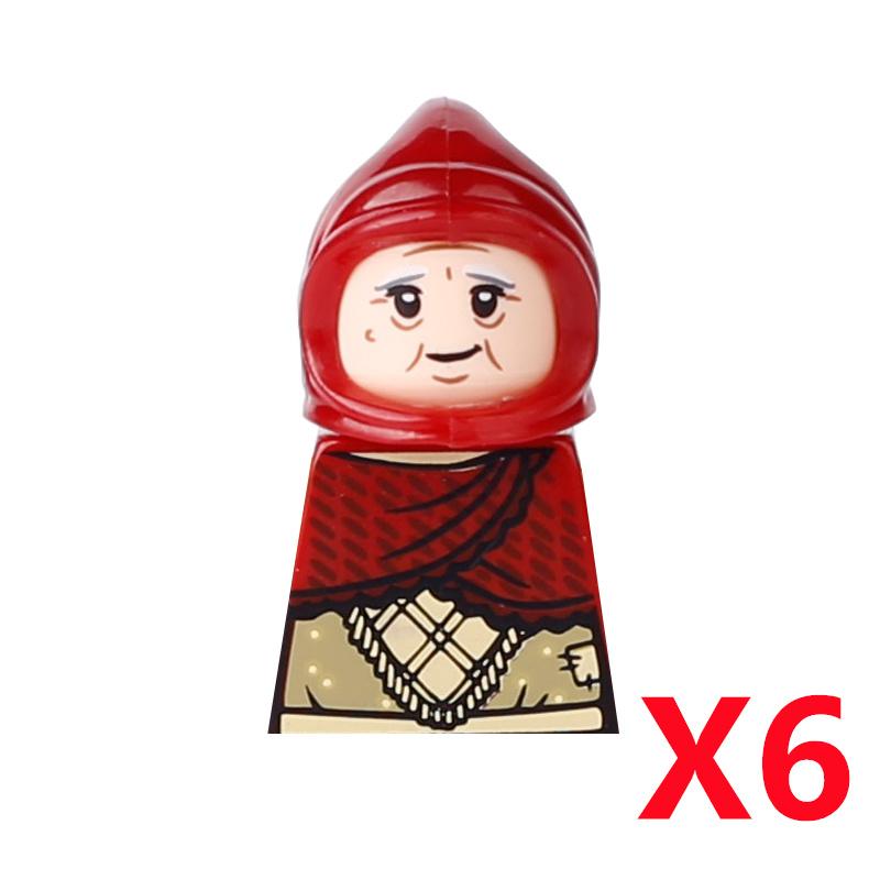 MOC Medieval Knight Castle Figures Building Blocks Weapon Wolf Swordsmen Guard Bow Arrow Shield Flags Warhorse Toys Gifts S002