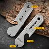 78MM TC4 Titanium Alloy Multi-function Crowbar Color Pry Bar Bottle Opener Nail Lifter EDC Pocket Tool Window Breaker