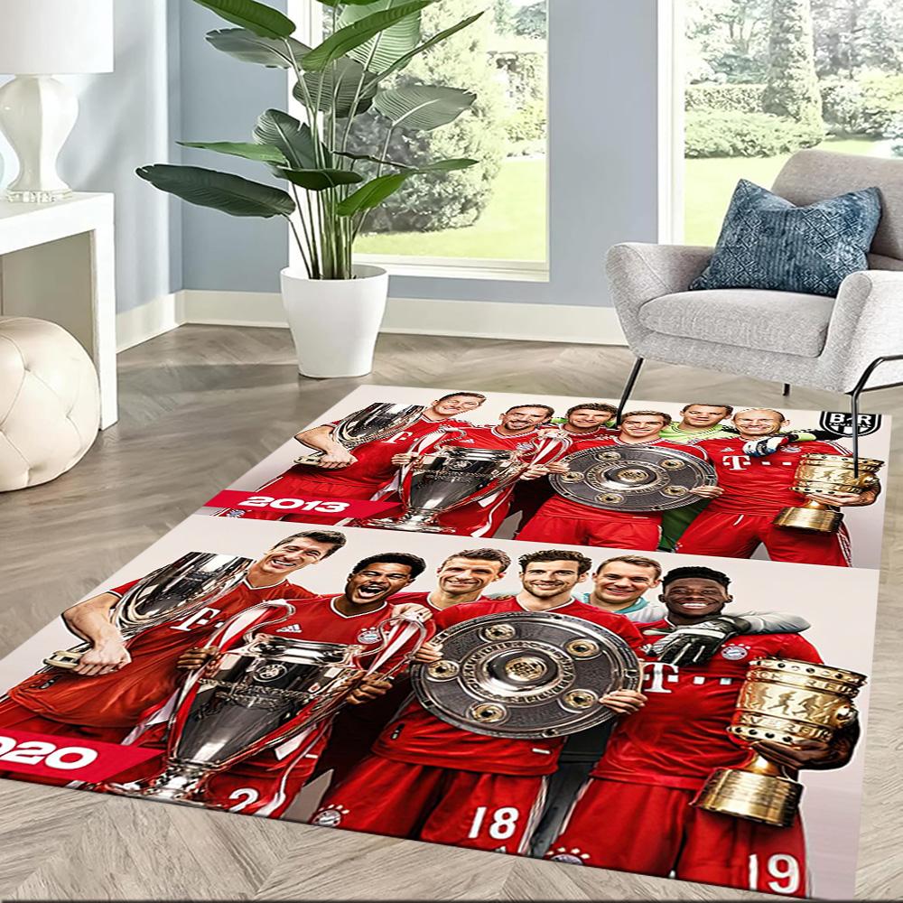 Bayern Munich Carpet Suitable for Balcony Decorate room Outdoor Study room Anti-slip Rug Anime Office Decor Birthday/Christmas Gift