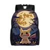 Fashion Pokemon Halloween Gengar Backpack Daypack  Mochila School Large Capacity Rucksack