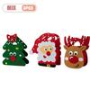 1-10PCS Felt Christmas Candy Bag Creative Holiday Gift Tote Handheld Apple Bag for Kids Party Favor Decoration for Children