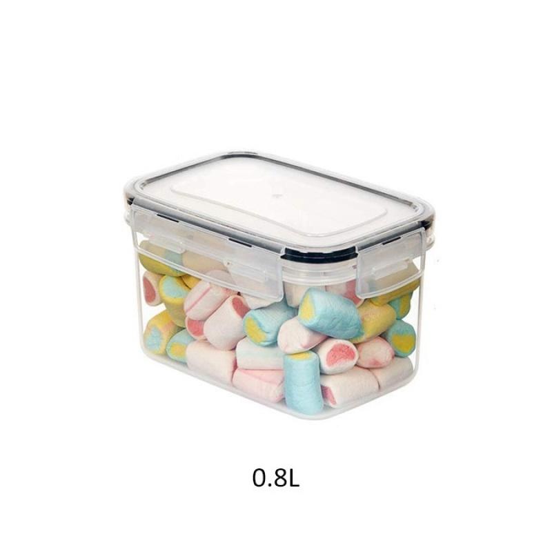 Removable and easy buckle closure storage jar Food jar Portable Removable lid Easy to store Anti pollution Grain Bucket Crisper