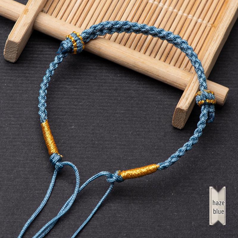 Lucky Red String Dragon Bracelet DIY Kit for Women - Xiaohongshu Style