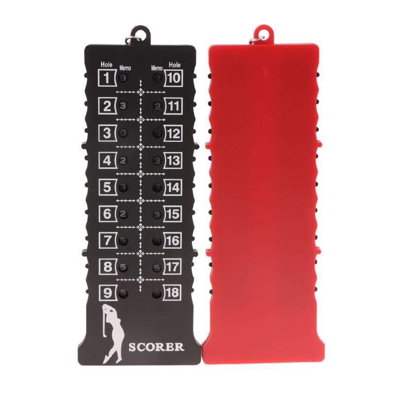 18 Hole Golf Stroke Putt Score Counter Golf Score Indicator With Keychain Golf Training Practice Competition Accessories