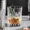 1pcs Vertical Striped Iced Coffee Cup Latte Coffee Shop Beverage Juice Lemon Glass Water Cup Japanese Style Whisky Glass Cups