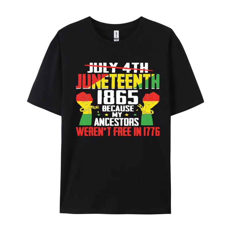 June Teenth African Fist Black History T-Shirt New Coming Custom T Shirts Cotton Tees For Men 3D Printed S разноцветный