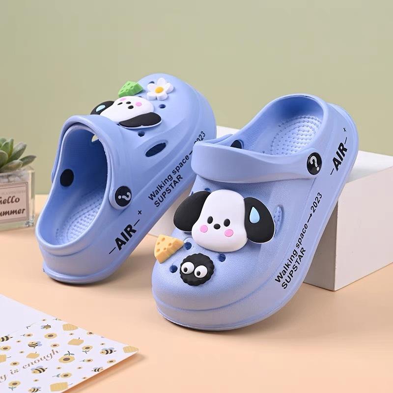 Children's Hole Shoes, Men's and Women's Middle-aged and Older Children's 2025 Summer DIY Durable Non-slip Thick-soled Beach Cute Cool Slippers