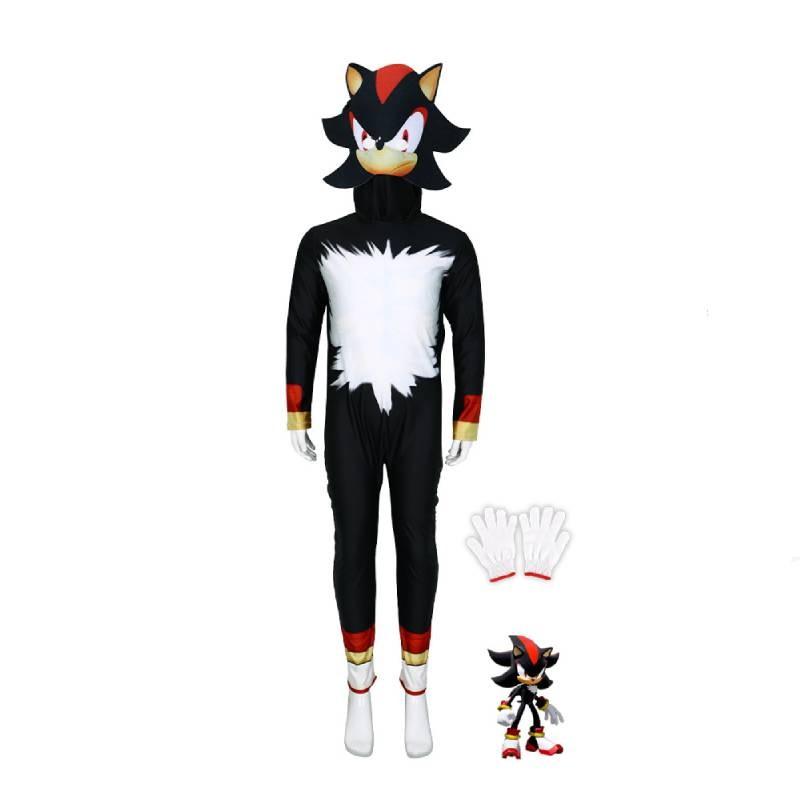 Sonic The Hedgehog Cosplay Bodysuit In Milk Silk For Game Character Role Play