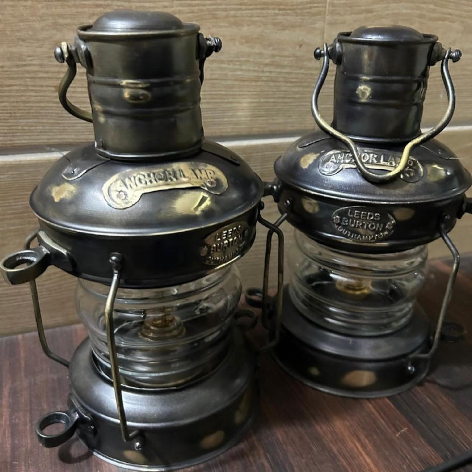 

Масляная лампа шахтера ручной работы из латуни - 12 дюймов, функциональная настенная подвеска и декор стола, морской фонарь в виде корабля, лодки, якоря, для офиса, дома, рождественский подарок