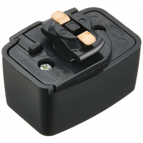 TOSHIBA (Toshiba) Non-removal outlet for lighting rail (black) NDR6012(K)