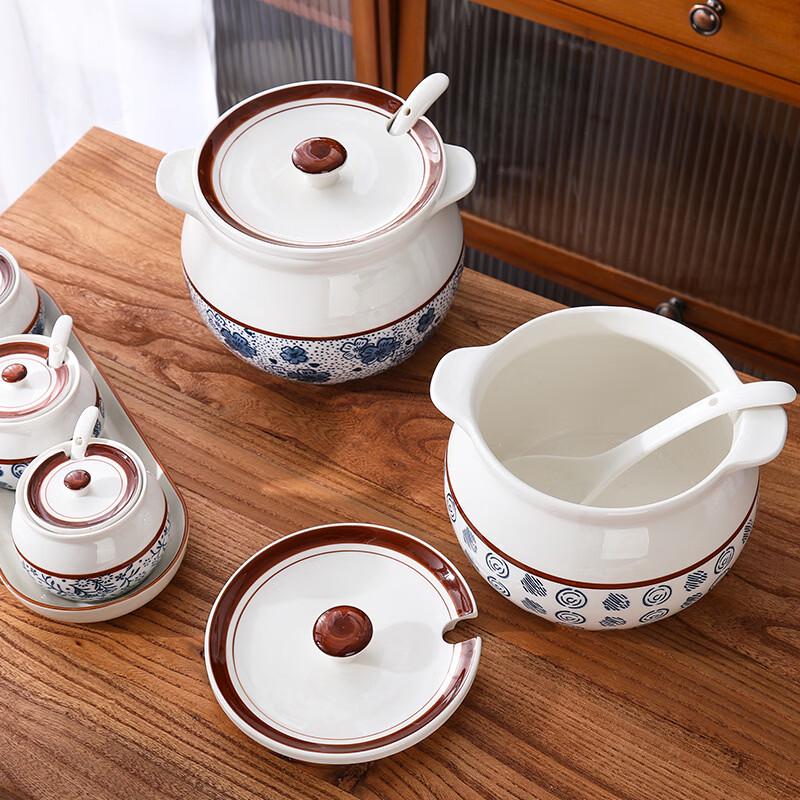 Ru Han Ceramic Underglaze Seasoning Jar