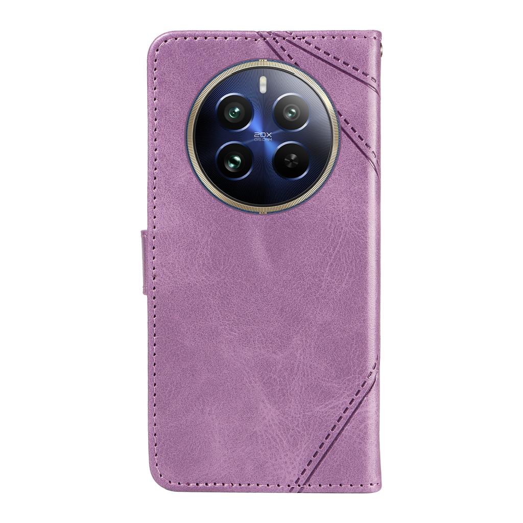 For Realme 13 Pro 5G (Global)/13 Pro+ 5G (Global)/P1 Pro 5G/12 Pro 5G/12 Pro+ 5G Case Leather Wallet Phone Cover with Strap