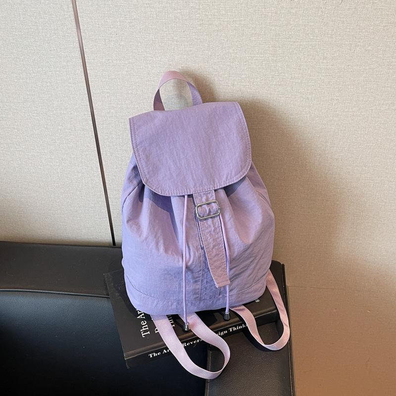 Niche Backpack Women's Large-capacity Fashion Waterproof Backpack Simple and Lightweight Student Schoolbag Commuter Bag