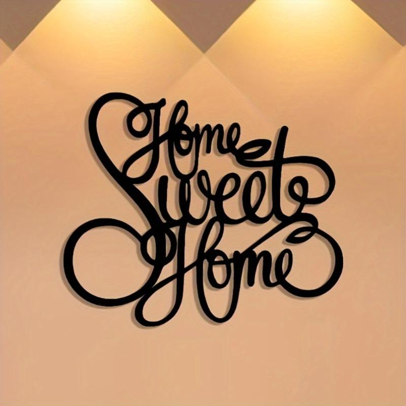 Wrought Iron Metal Wall Art Decor for Home Living Room Patio Farmhouse Sign Ornament