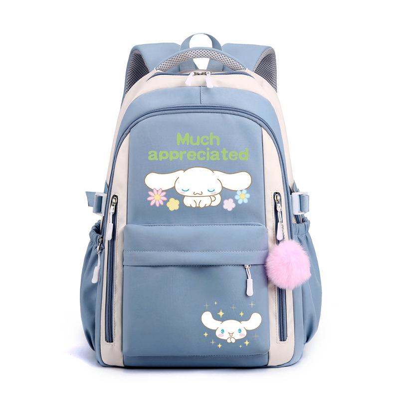 Mignon Xiaoqing Dessin Animé Chiot Périphérique Impression Sac d'École pour Enfants, Sac à Dos de Loisirs pour Élèves du Primaire et du Secondaire