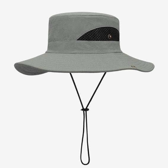 Summer Sunshade Fisherman Hat Men'S Uv Block Outdoor Fishing Waterproof Quick Drying Bucket Hat Large Wide Brim Cycling Hat