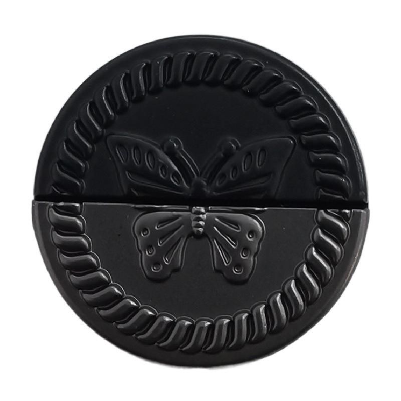 Two-Color Butterfly Button Blazer Alloy Clothing Buttons Women'S Sweater Double-Sided Nylon Coat Decorative Buttons