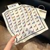 New old money wind chain neck scarf women's commuting versatile soft silk scarf neck protection shawl outer scarf