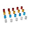 6 Colors Aluminum Parrot foot ring Pigeon Training tools Identification Race pigeons Color ring Bird supplies 1800 Pcs