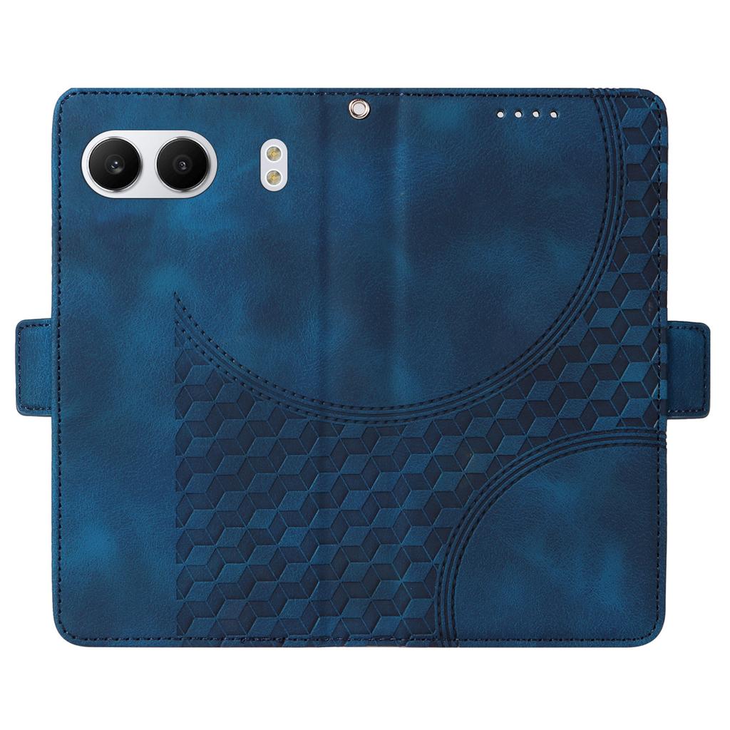 For OnePlus Nord 4 Case PU Leather Phone Cover Rhombus Starry Imprinted