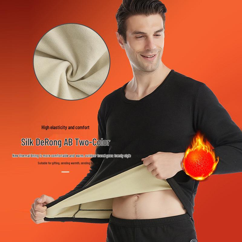 Bluetooth-Controlled Heated Thermal Underwear Set for Men and Women - USB Electric Heating with Velvet-Lined Warm Pants