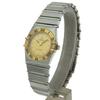 Omega Constellation Watches goldDial Plated Gold/Stainless Steel Quartz Analog Display Women Used