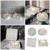 Home Decors Candlestick Epoxy Moulds Resin Art Candlestick Silicone Mould Candle Hodler Mold for Party Decorations