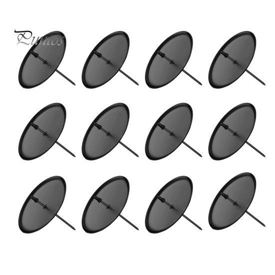 

12 шт. рождественские гальванические металлические подсвечники DIY домашний декор кованый поднос основа аксессуары для дома 6 cm