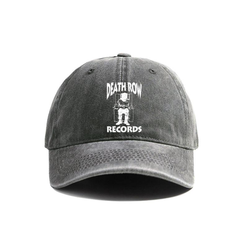 Kšiltovka Death Row Records Letní Opotřebovaná Táta Klobouky Unisex Venkovní Nastavitelná Bavlněné Čepice MZ