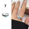 Irregular Shape Crystal Ring Minimalist Handmade Opal Ring Fashionable Gemstone Ring  Girls Gift