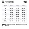 Y-3 T-Shirts Men's Black Crew Neck Moderate Straight Fit FP8693
